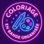 Logo Coloriage en bande organisée
