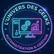 Logo du serveur Discord geeks universe