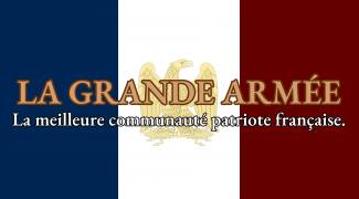 Bannière La Grande Armée - Groupe Patriote Français